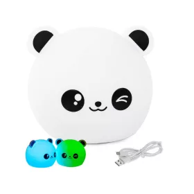   RGB érintős LED pandás éjszakai fényző - gyerekszoba dekoráció - ajándék - gyermek éjszakai lámpa
