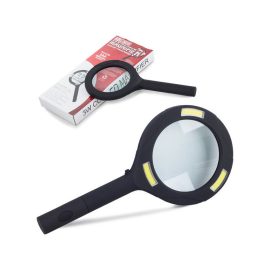   Kézi olvasólupa 3x nagyítással és SMD diódákkal, üveglencsével