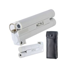 Ékszerész nagyító mikroszkóp 100x LED profi