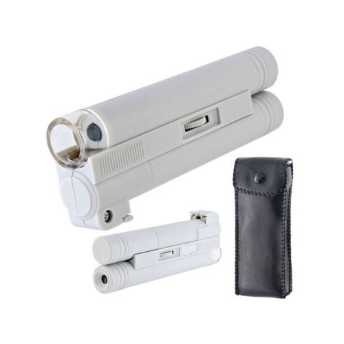 Ékszerész nagyító mikroszkóp 100x LED profi