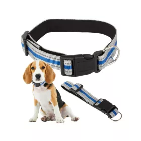   Fényvisszaverő nyakörv kutya macska erős állítható méretű - Reflective collar for dog cat strong adjustable s