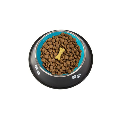 Fém csúszásmentes kutya tál 400ml