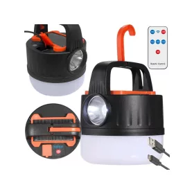 Túrázó lámpa, újratölthető LED USB, akasztóval