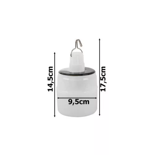 Napelemes túrázó sátor lámpa USB LED-del