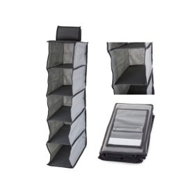   Ruhatárszervező függő polccal 5 polccal 70 cm - ruhásszekrény rendező polc 70 cm - ruharendező függő polc 5 polccal