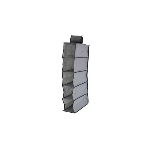 Ruhatárszervező függő polccal 5 polccal 70 cm - ruhásszekrény rendező polc 70 cm - ruharendező függő polc 5 polccal