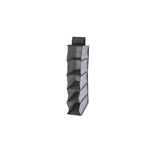 Ruhatárszervező függő polccal 5 polccal 70 cm - ruhásszekrény rendező polc 70 cm - ruharendező függő polc 5 polccal