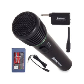 Karaoke vezeték nélküli mikrofon + állomás + kábel.