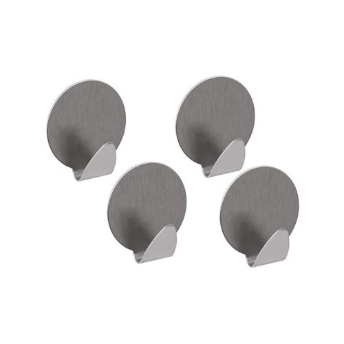 Nemesacél öntapadós akasztók 4 db