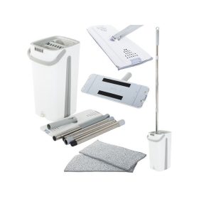   Két rekeszes centrifugálós vödör lapos mopralrendszerrel