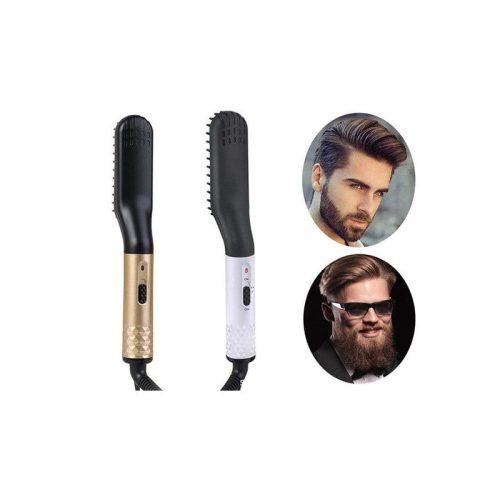 Hajegyenesítő kefe szakáll és haj fésűvé alakító kefe - hajsimító és szakállsimító kefe