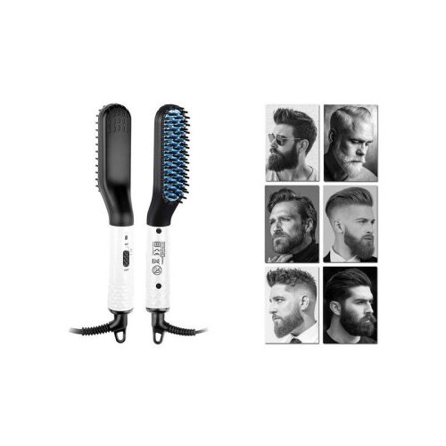 Hajegyenesítő kefe szakáll és haj fésűvé alakító kefe - hajsimító és szakállsimító kefe