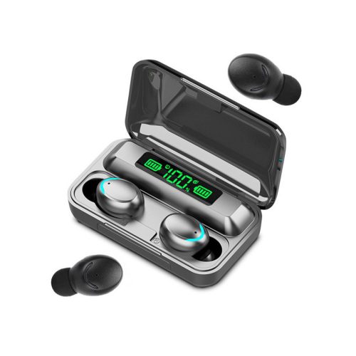 Bluetooth vezeték nélküli fejhallgató F9 TWS powerbankkal