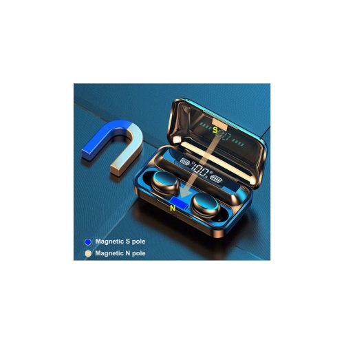 Bluetooth vezeték nélküli fejhallgató F9 TWS powerbankkal