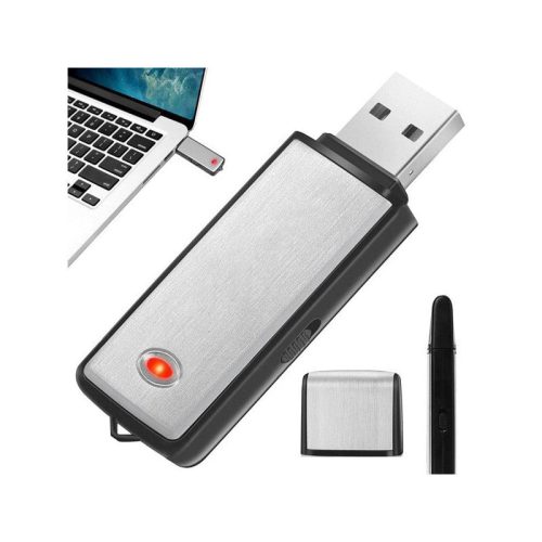 Mini kémlelő USB pendrive hangrögzítő - titkos hangfelvételző eszköz