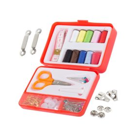   Varrókészlet varró tok tű cérna tűzőgombok - Varrókészlet varrás tűzőgombok cérna varrótű