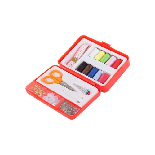 Varrókészlet varró tok tű cérna tűzőgombok - Varrókészlet varrás tűzőgombok cérna varrótű