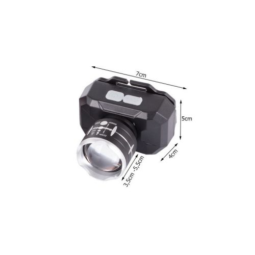 Tölthető LED homlok lámpa xhp50 - erős fény, könnyű használat, túrázás, camping, outdoor, felnőtteknek