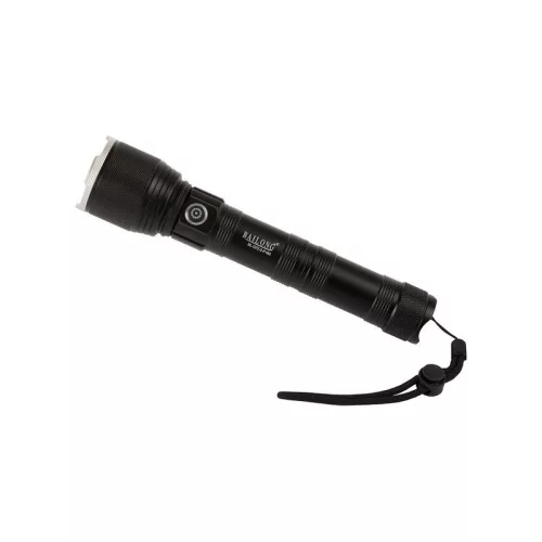 Katonai zseblámpa Cree XHP160 LED-del, erős fényerejű rendőr fáklyával
