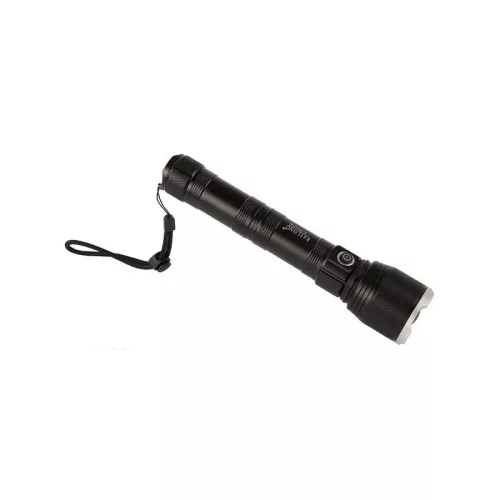 Katonai zseblámpa Cree XHP160 LED-del, erős fényerejű rendőr fáklyával