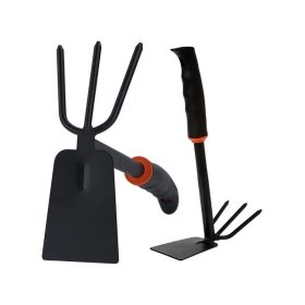   Kertkapa kétfélű lapát karom gereblye kézi ásó növényekhez.