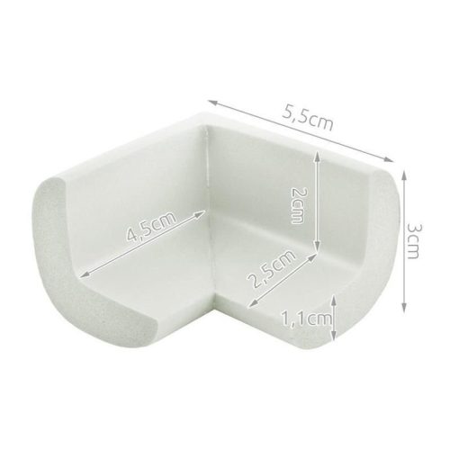 Hab sarokvédelem - 4 darab (fehér)