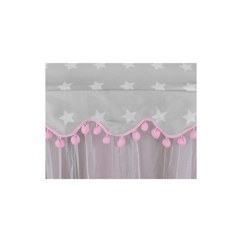 Gyermek sátor szürke és rózsaszín Kruzzel 23476