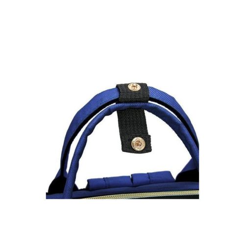 Kék bevásárlókocsi táskája - gyermek méretben, könnyű és praktikus, ideális iskolába vagy kirándulásra.