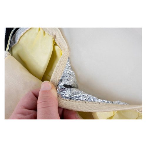 Kék bevásárlókocsi táskája - gyermek méretben, könnyű és praktikus, ideális iskolába vagy kirándulásra.