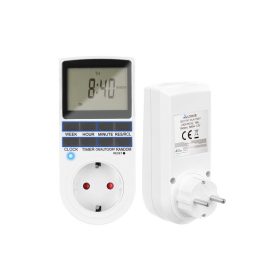   Időzítő kapcsoló - otthoni és irodai használatra, energiatakarékosság, automatikus kikapcsolás, időzített bekapcsolás.