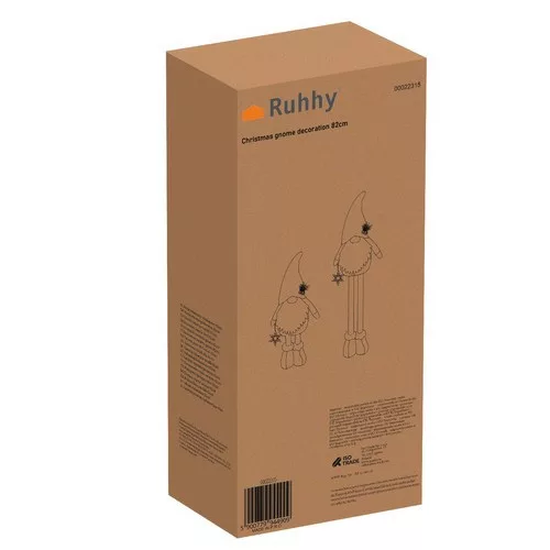 Ruhhy karácsonyi teleszkópos manó 82cm 22315