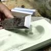 Ruhhy 23763 vízkő fenőkő konyhakésekhez és vésőkhöz szíjjal