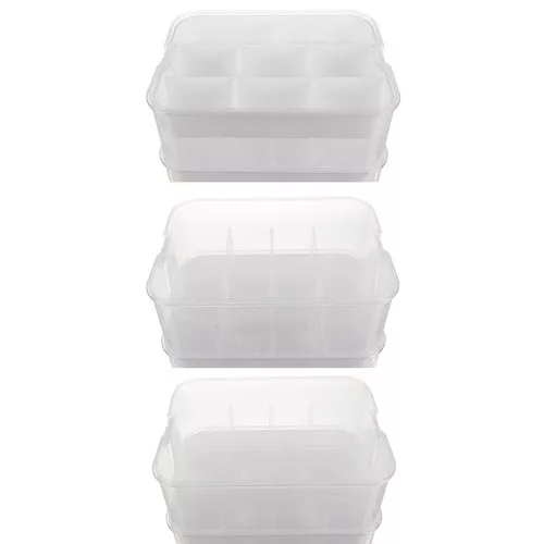 Kruzzel 25758 4 szintes kockatároló doboz