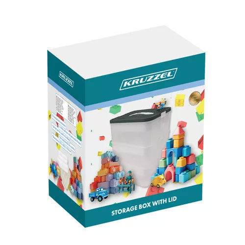 Kruzzel 25757 blokkdoboz, 3 szintes gyerekeknek