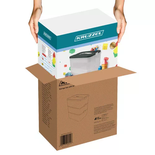 Kruzzel 25757 blokkdoboz, 3 szintes gyerekeknek