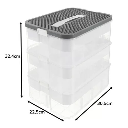 Kruzzel 25757 blokkdoboz, 3 szintes gyerekeknek