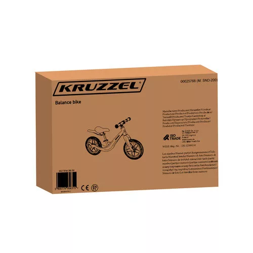 Kruzzel rózsaszín futóbicikli gyerekeknek 25768