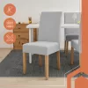 Ruhhy székhuzat szett, 6 db, világosszürke