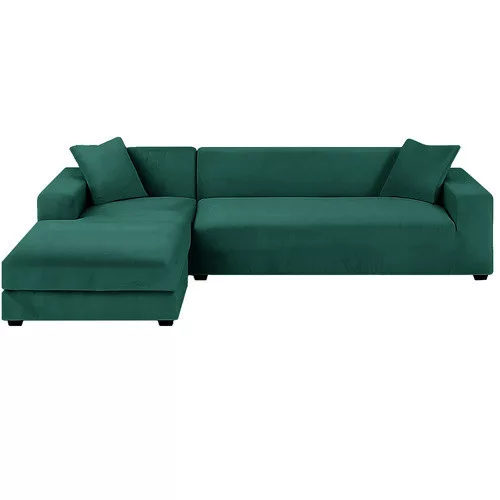 Ruhhy sötétzöld kanapéhuzat 190-230cm