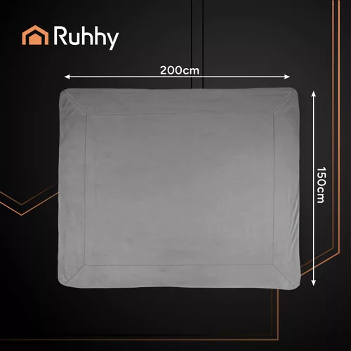 Ruhhy kétoldalas takaró 150x200cm sötétszürke 26292