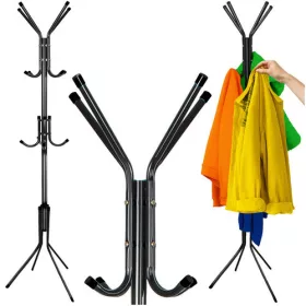 Ruhhy álló fogas 170cm, fekete