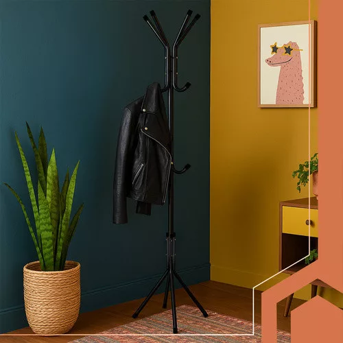 Ruhhy álló fogas 170cm, fekete