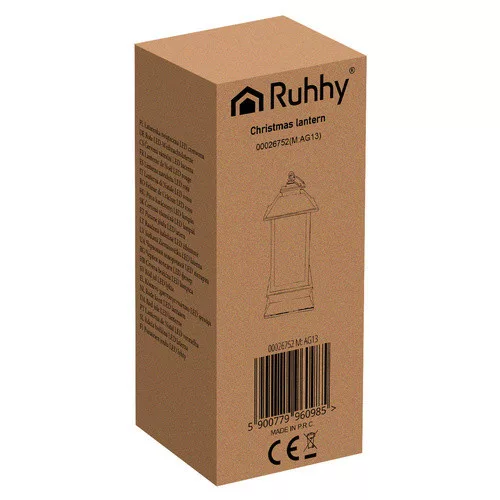Ruhhy piros LED karácsonyi lámpás 26752