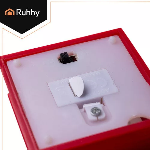 Ruhhy piros LED karácsonyi lámpás 26752