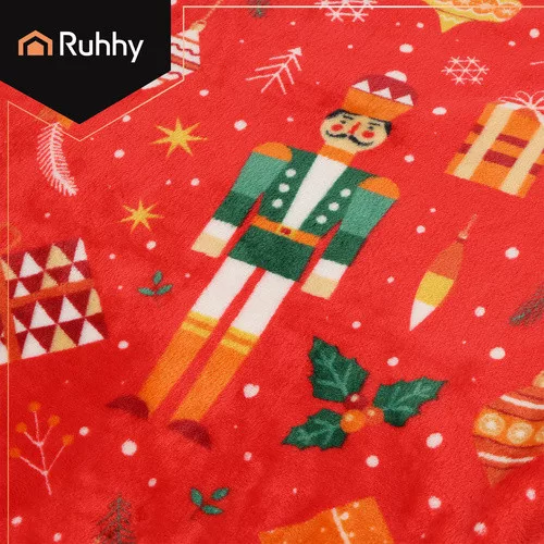 Ruhhy karácsonyi flanel takaró 1.5x2m 26607