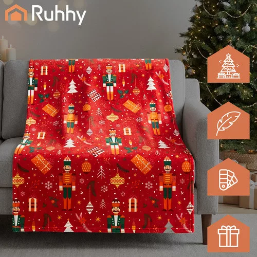 Ruhhy karácsonyi flanel takaró 1.5x2m 26607