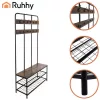 Ruhhy álló polcos ruhaállvány akasztóval 182cm 27036
