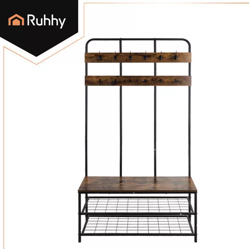 Ruhhy álló polcos ruhaállvány akasztóval 182cm 27036
