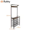 Ruhhy álló polcos ruhafogas 189cm 27035