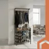 Ruhhy álló polcos ruhafogas 189cm 27035